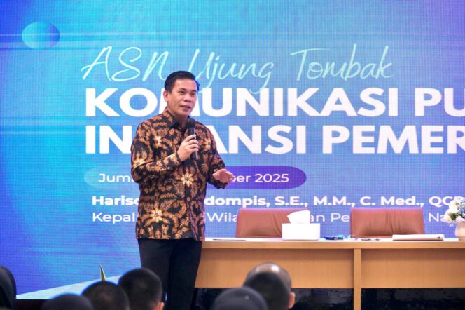 
 Berikan Pengarahan Latsar CPNS, Harison Mocodompis: ASN Ujung Tombak Komunikasi Publik Instansi Pemerintahan